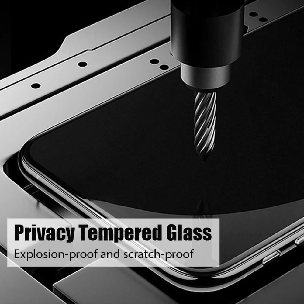 Anti Spy Tempered Glass For iPhone 17 16 15 – Luxury Screen Protector by Kayzify
