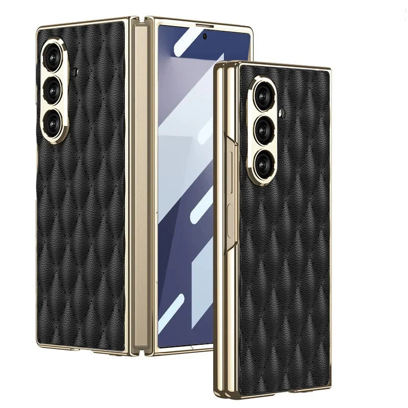 Luxury Samsung Galaxy Z Fold 7 Cases with Card Holder & Kickstand – Premium Protection by Kayzify