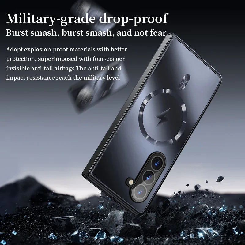 Luxury Samsung Galaxy Z Fold 7 Cases with Card Holder & Kickstand – Premium Protection by Kayzify