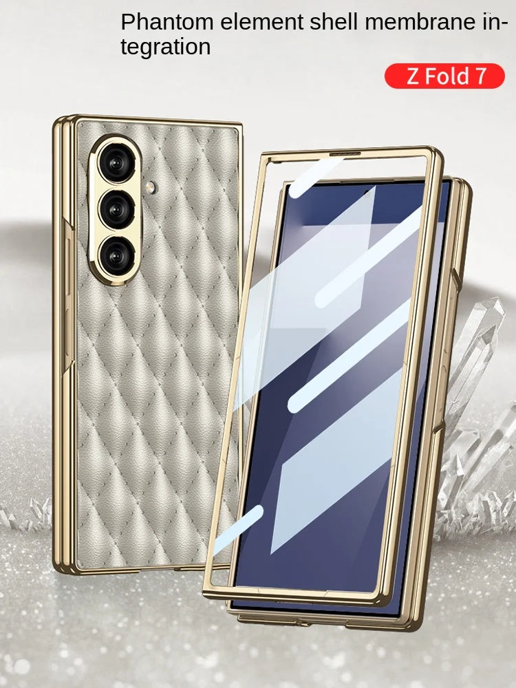 Luxury Samsung Galaxy Z Fold 7 Cases with Card Holder & Kickstand – Premium Protection by Kayzify