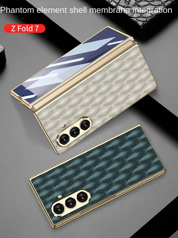 Luxury Samsung Galaxy Z Fold 7 Cases with Card Holder & Kickstand – Premium Protection by Kayzify