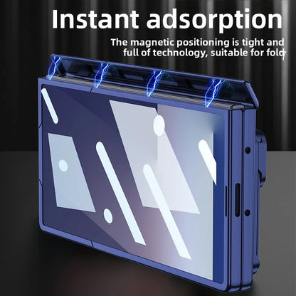Luxury Samsung Galaxy Z Fold 7 Cases with Card Holder & Kickstand – Premium Protection by Kayzify
