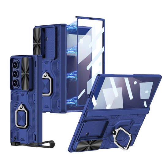 Luxury Samsung Galaxy Z Fold 7 Cases with Card Holder & Kickstand – Premium Protection by Kayzify