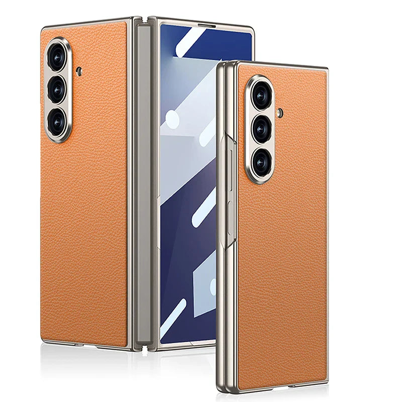 Luxury Samsung Galaxy Z Fold 7 Cases with Card Holder & Kickstand – Premium Protection by Kayzify