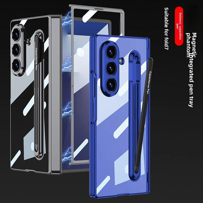 Luxury Samsung Galaxy Z Fold 7 Cases with Card Holder & Kickstand – Premium Protection by Kayzify