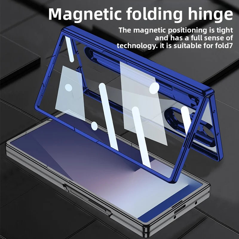 Luxury Samsung Galaxy Z Fold 7 Cases with Card Holder & Kickstand – Premium Protection by Kayzify