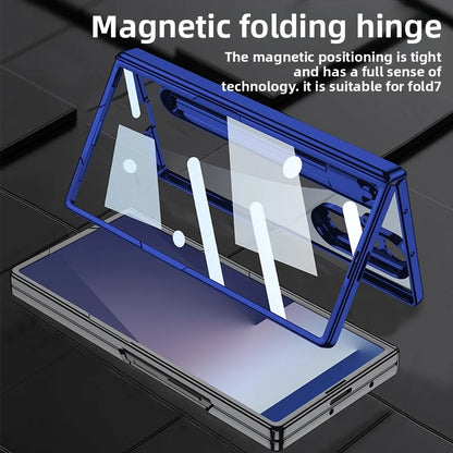 Luxury Samsung Galaxy Z Fold 7 Cases with Card Holder & Kickstand – Premium Protection by Kayzify