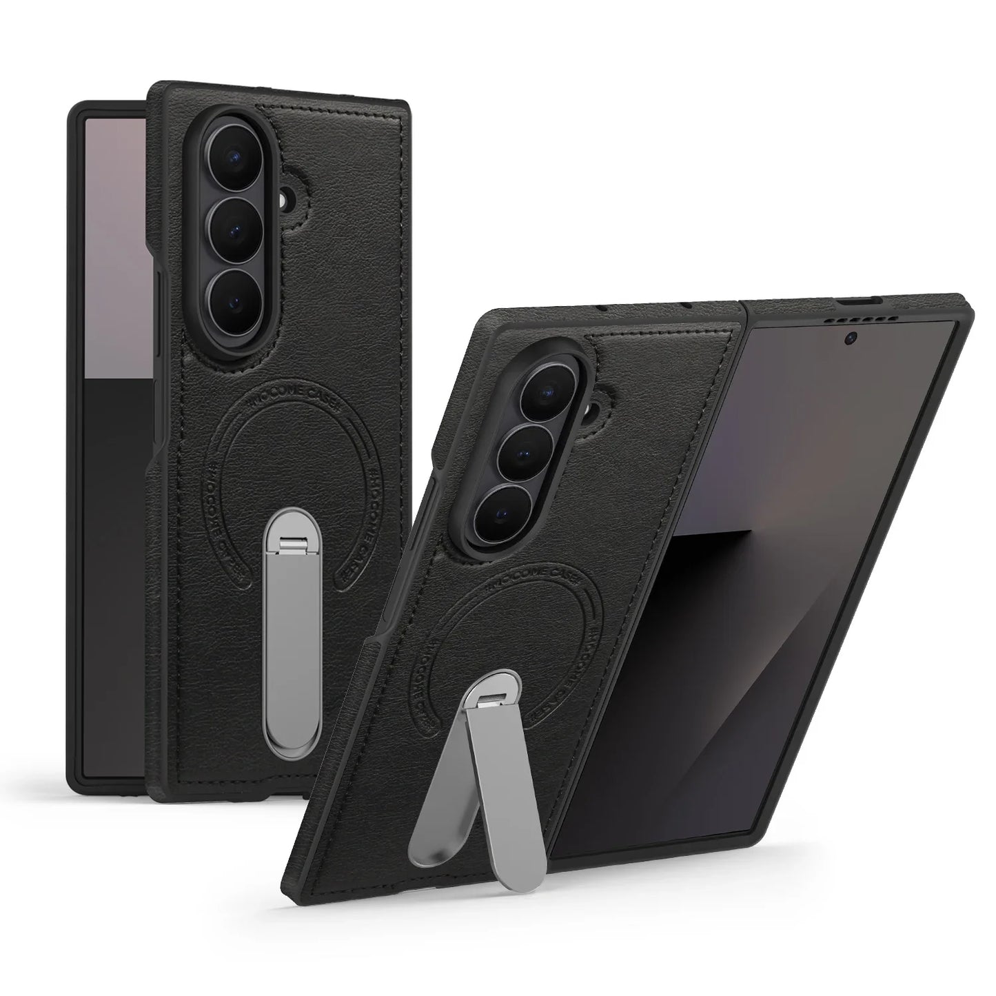 Luxury Samsung Galaxy Z Fold 7 Cases with Card Holder & Kickstand – Premium Protection by Kayzify