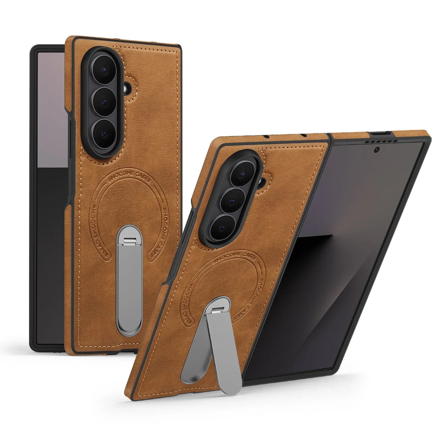 Luxury Samsung Galaxy Z Fold 7 Cases with Card Holder & Kickstand – Premium Protection by Kayzify