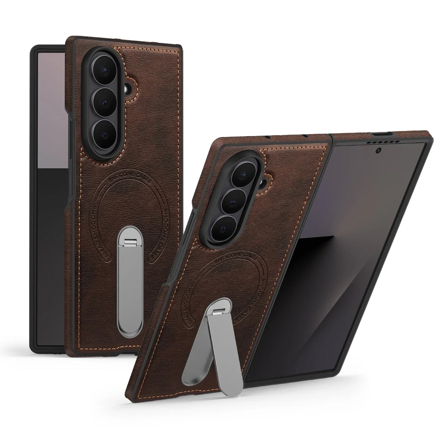 Luxury Samsung Galaxy Z Fold 7 Cases with Card Holder & Kickstand – Premium Protection by Kayzify