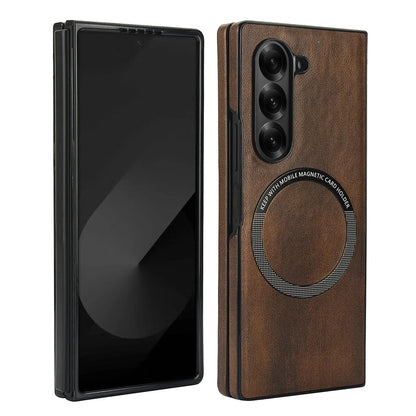 Luxury Samsung Galaxy Z Fold 7 Cases with Card Holder & Kickstand – Premium Protection by Kayzify