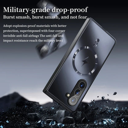 Luxury Samsung Galaxy Z Fold 7 Cases with Card Holder & Kickstand – Premium Protection by Kayzify