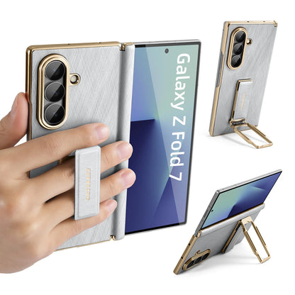Luxury Samsung Galaxy Z Fold 7 Cases with Card Holder & Kickstand – Premium Protection by Kayzify