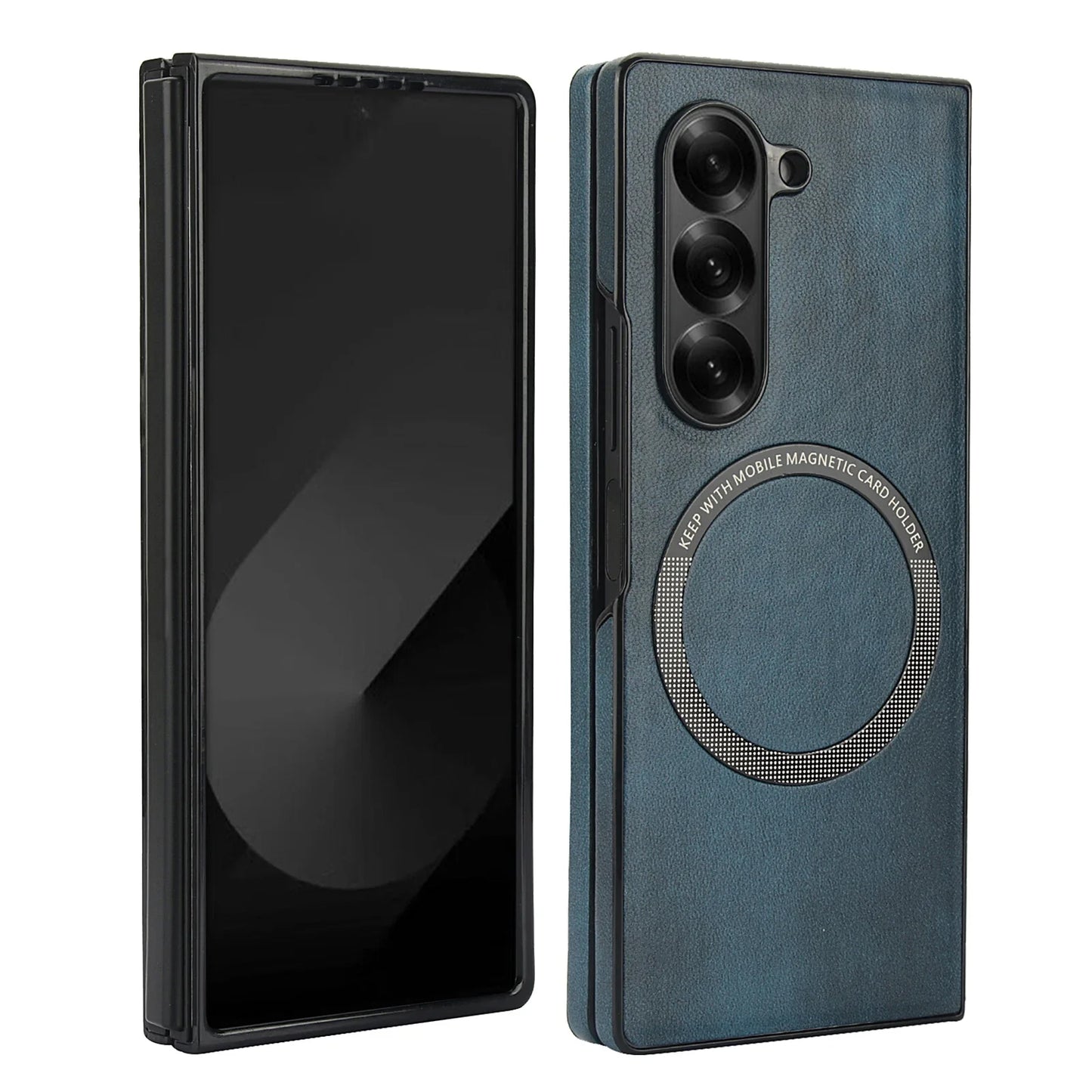 Luxury Samsung Galaxy Z Fold 7 Cases with Card Holder & Kickstand – Premium Protection by Kayzify