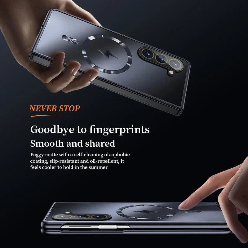 Luxury Samsung Galaxy Z Fold 7 Cases with Card Holder & Kickstand – Premium Protection by Kayzify