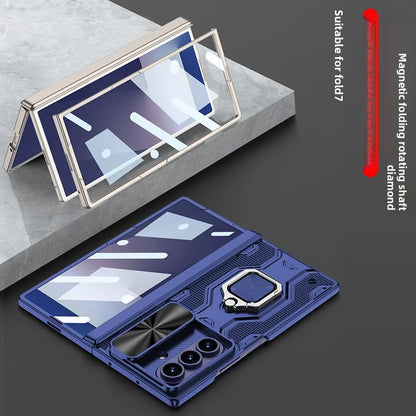 Luxury Samsung Galaxy Z Fold 7 Cases with Card Holder & Kickstand – Premium Protection by Kayzify