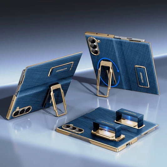 Luxury Samsung Galaxy Z Fold 7 Cases with Card Holder & Kickstand – Premium Protection by Kayzify