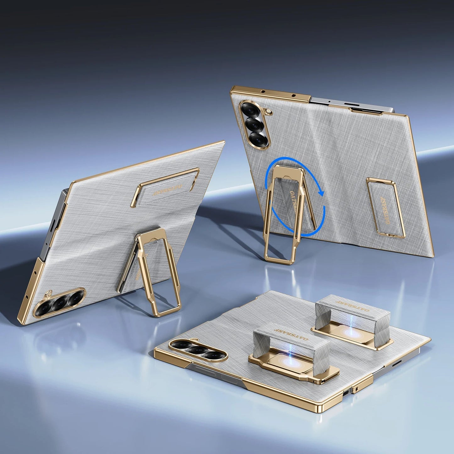 Luxury Samsung Galaxy Z Fold 7 Cases with Card Holder & Kickstand – Premium Protection by Kayzify